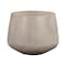 Armen Living Amethyst Medium Round Lightweight White Concrete Indoor or Outdoor Planter in white LCAWSMPLWH - alternate 1